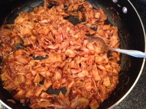 BBQ Pulled Jackfruit - Let simmer at least 30 minutes.